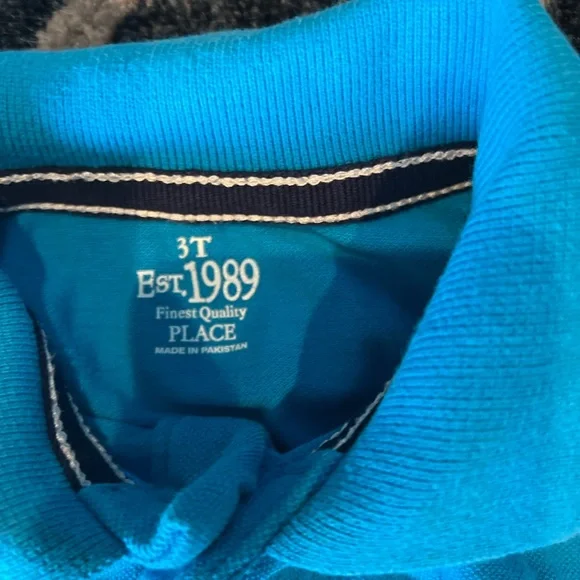 Boys blue polo - Picture 2 of 3
